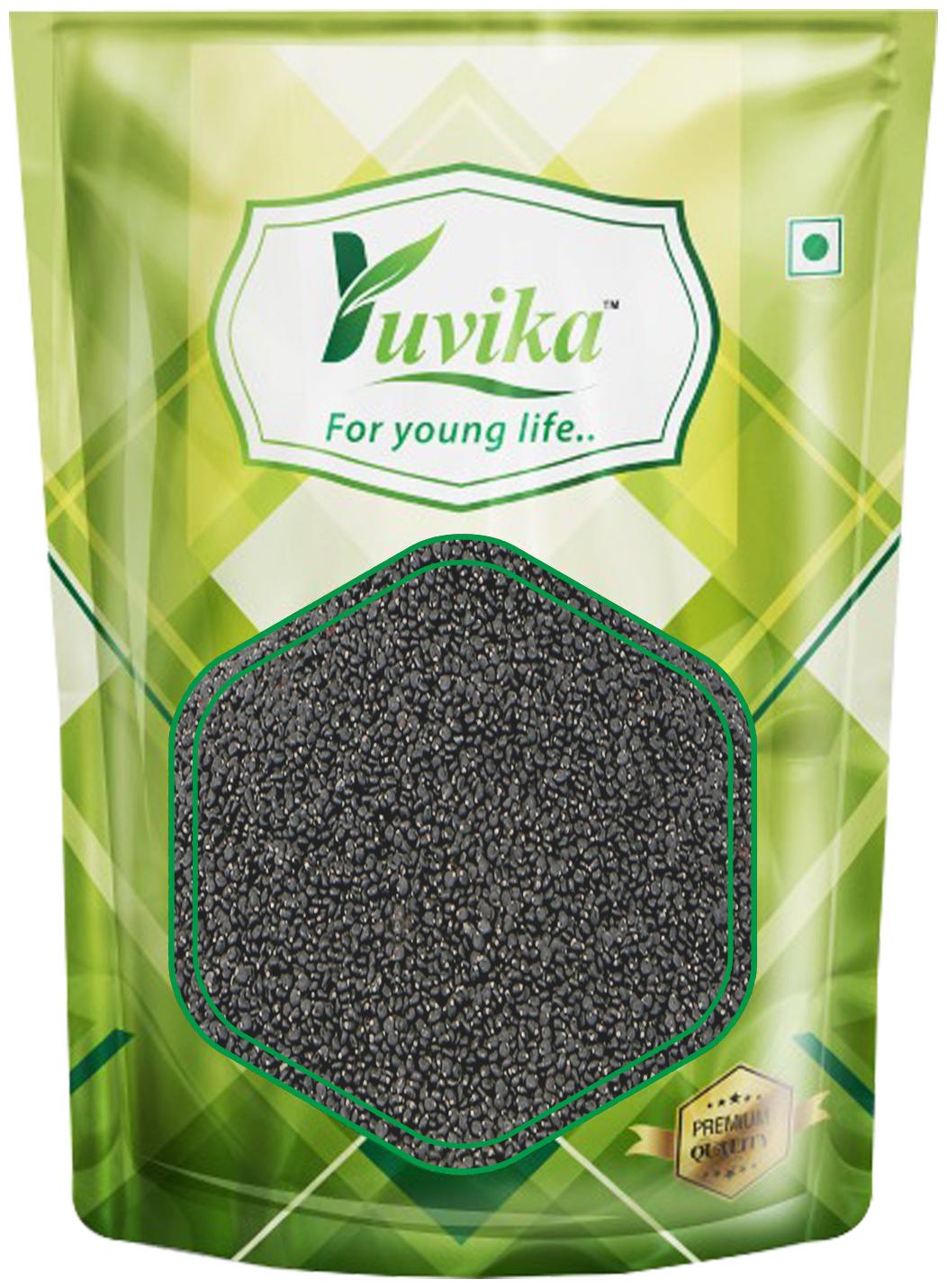 

YUVIKA Tukmaria Sabja Ban Tulsi - Ocimum Basilicum - India Chia Seeds (400 g)