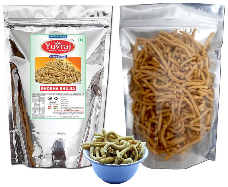

Yuvraj krorepati khokha bhujia Bikaneri spicy sticks 1 kg ( Pack of 1 )