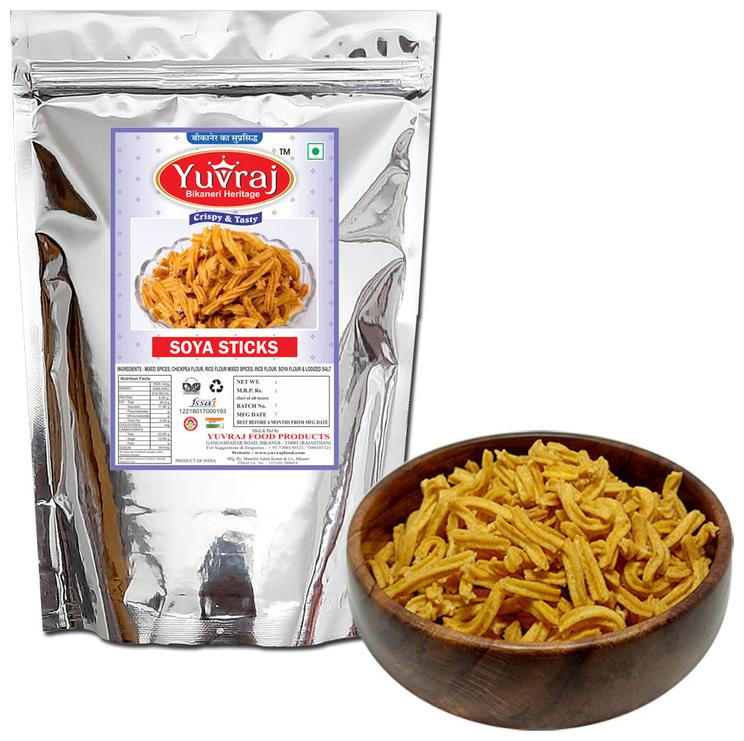 

Yuvraj Snacks Soya Sticks Snacks Namkeen 450 g