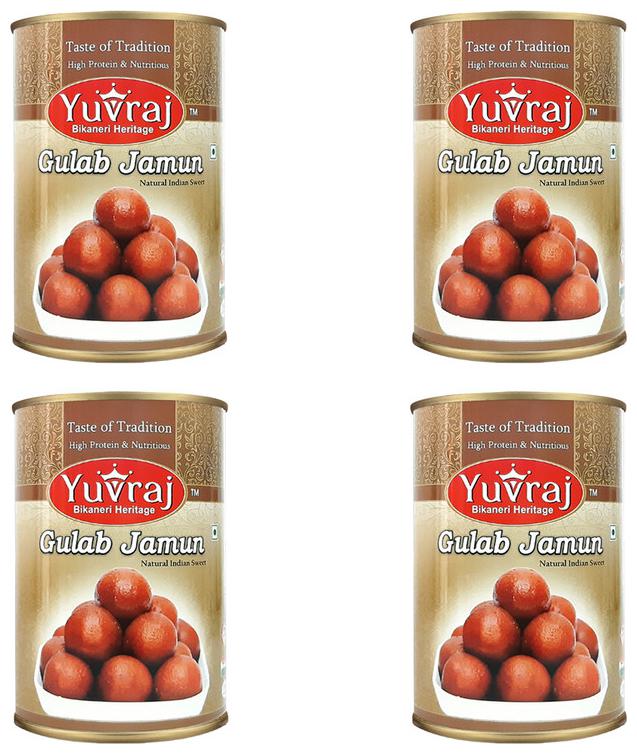 

Yuvraj Sweets Gulab Jamun mithai combo 500 g ( Pack of 4 )