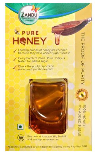 

Zandu Pure Honey blister pack 15 g