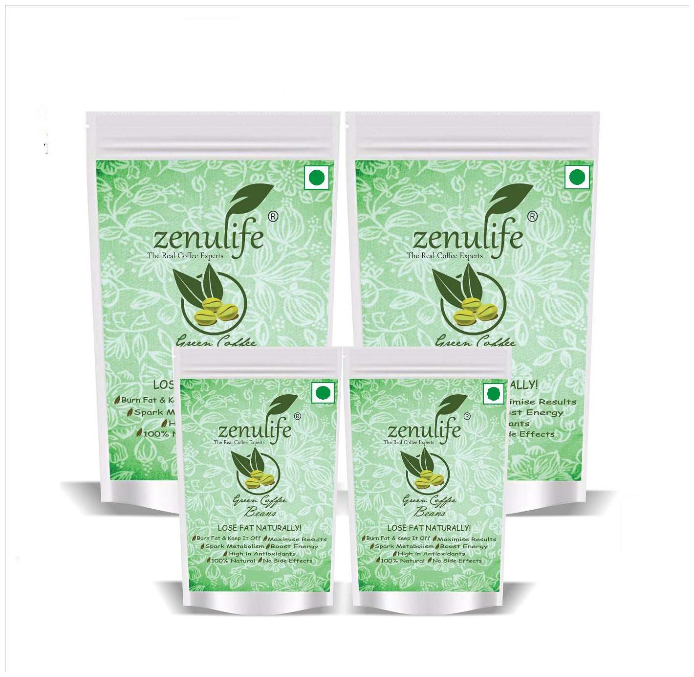 

Zenulife Green coffee beans 800 g Pack of 4