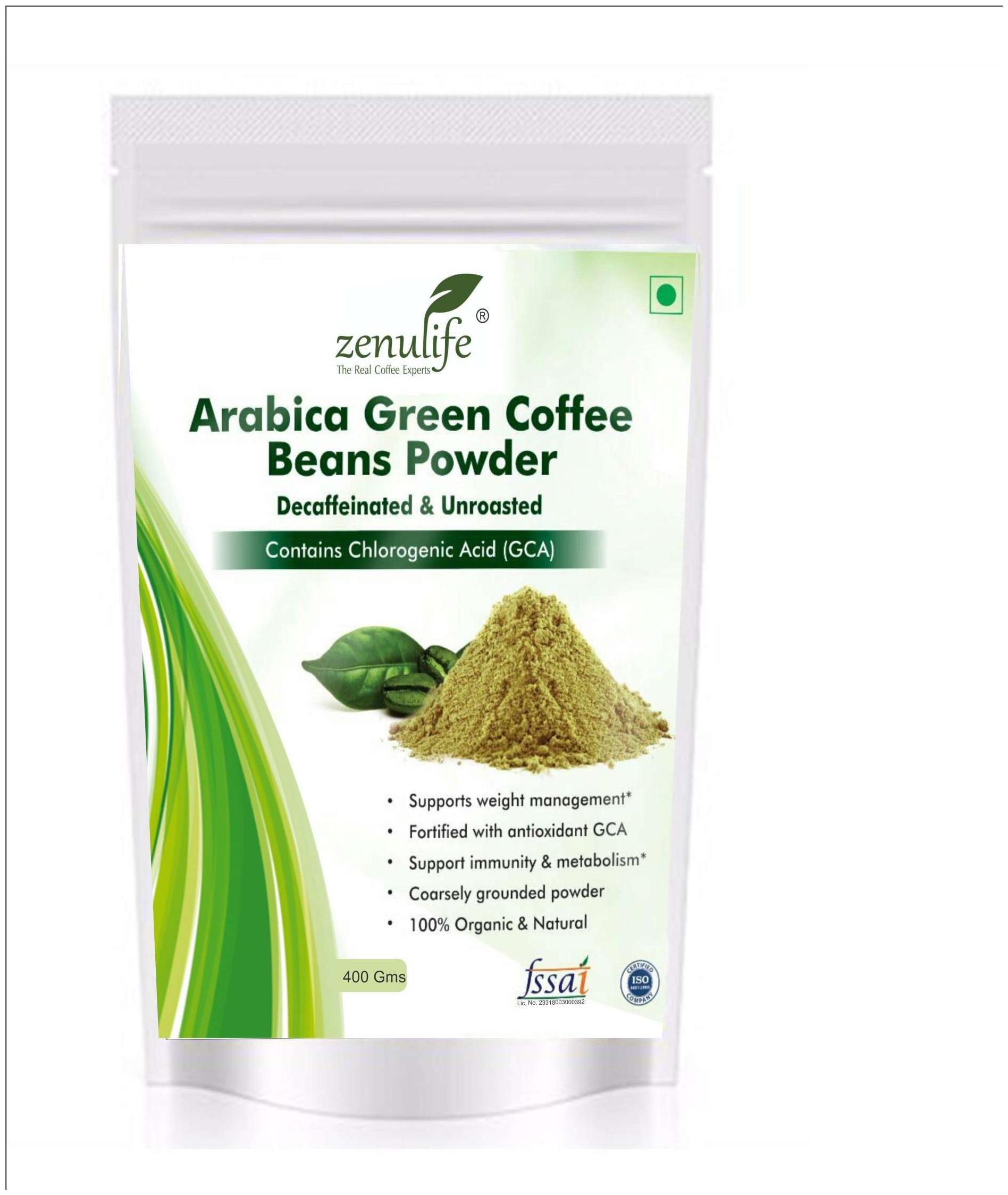 

Zenulife Green coffee beans Powder 400 g Pack of 1