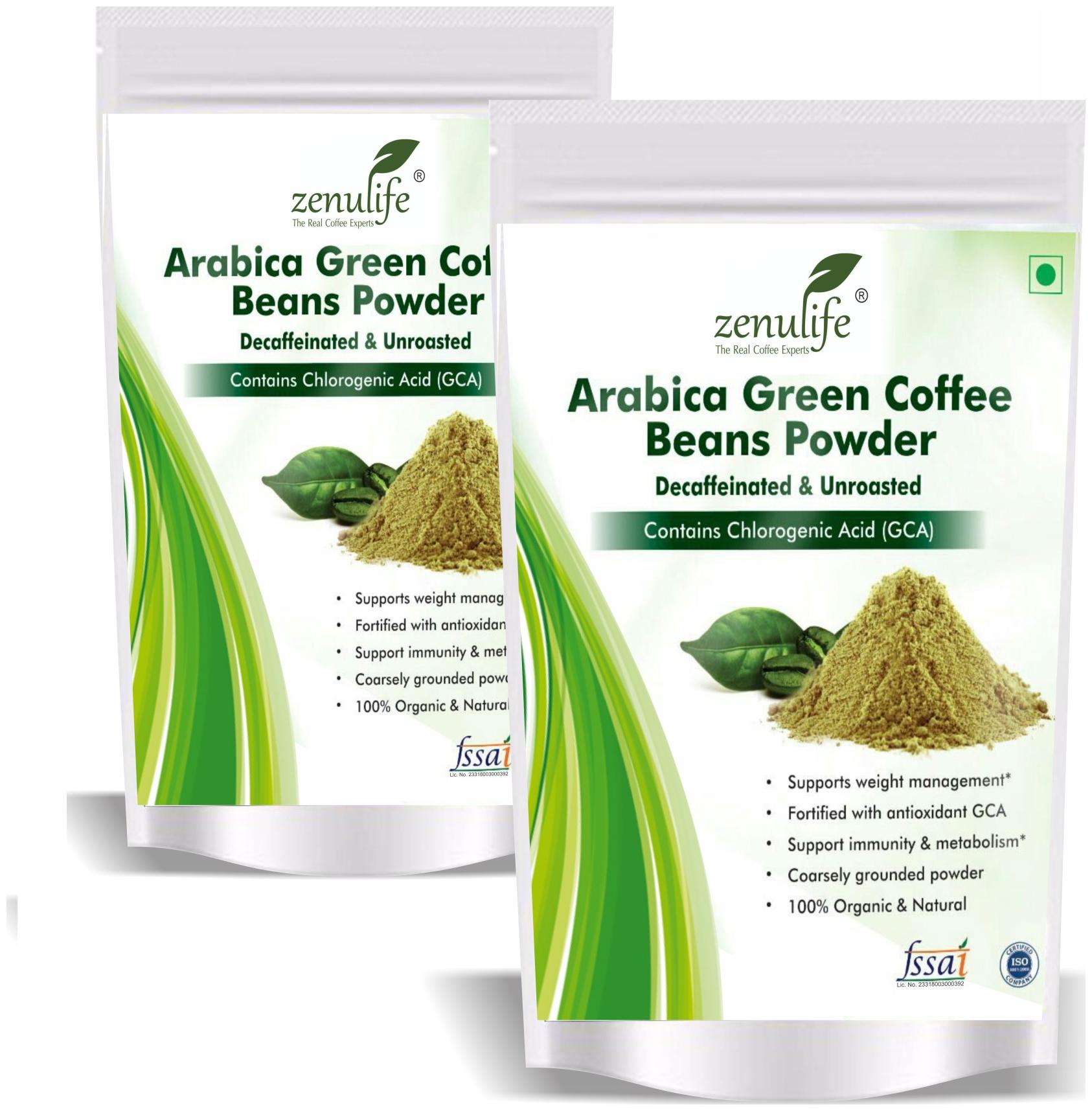 

Zenulife Green coffee beans Powder 50 g Pack of 2