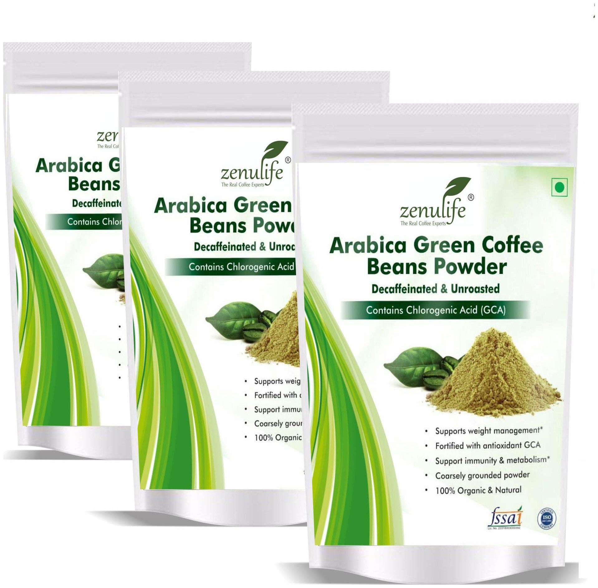 

Zenulife Green coffee beans Powder 250 g Pack of 3