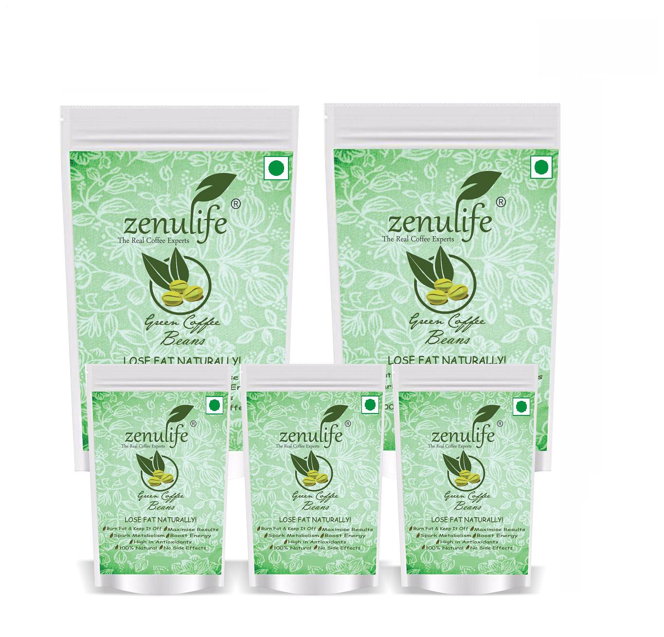 

Zenulife Green coffee beans 50 g Pack of 5