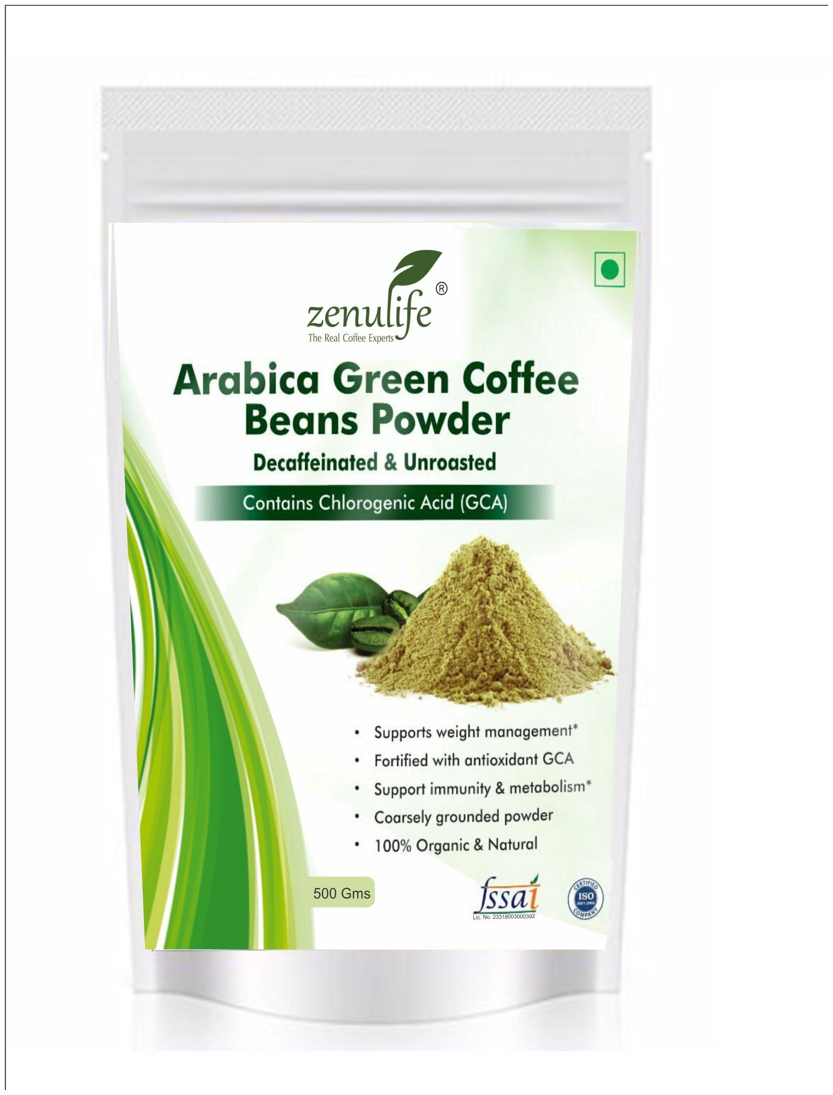 

Zenulife Green coffee beans Powder 500 g Pack of 1