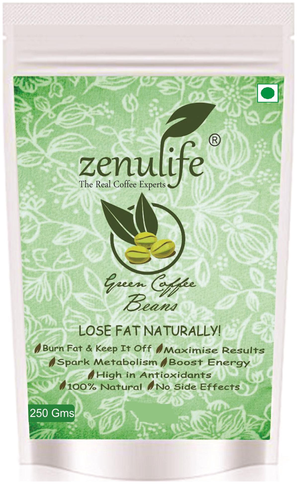 

Zenulife Green coffee beans 250 g Pack of 1