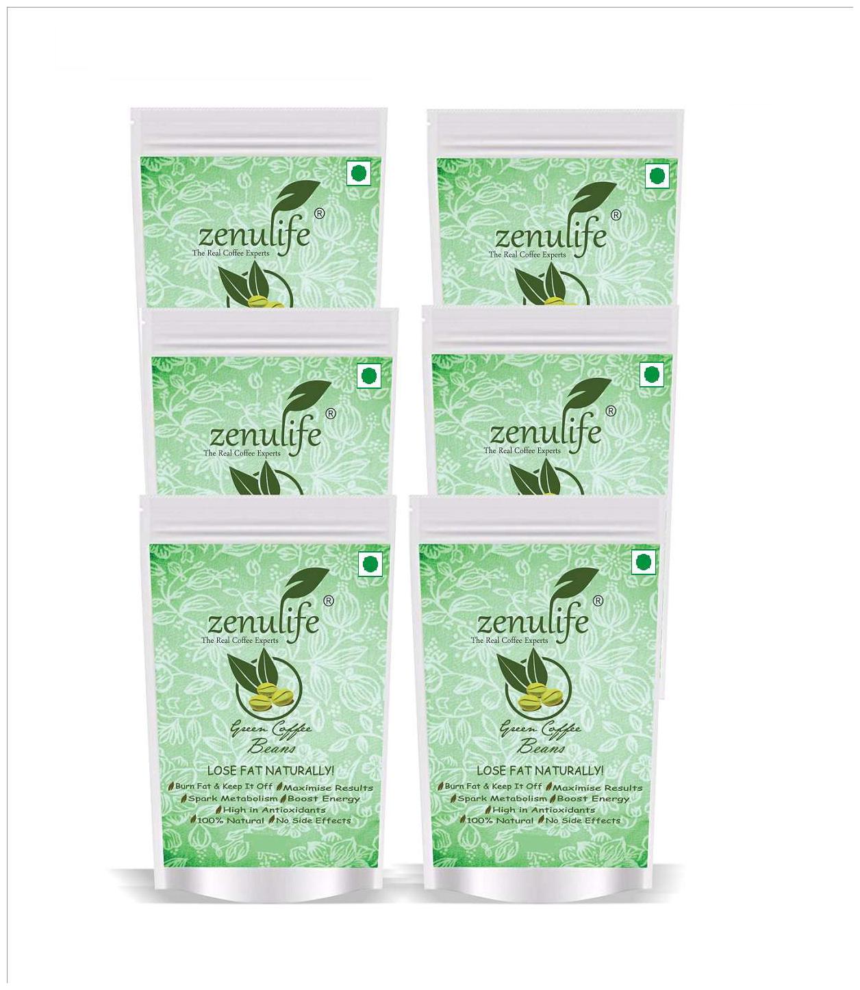 

Zenulife Green coffee beans 400 g Pack of 6