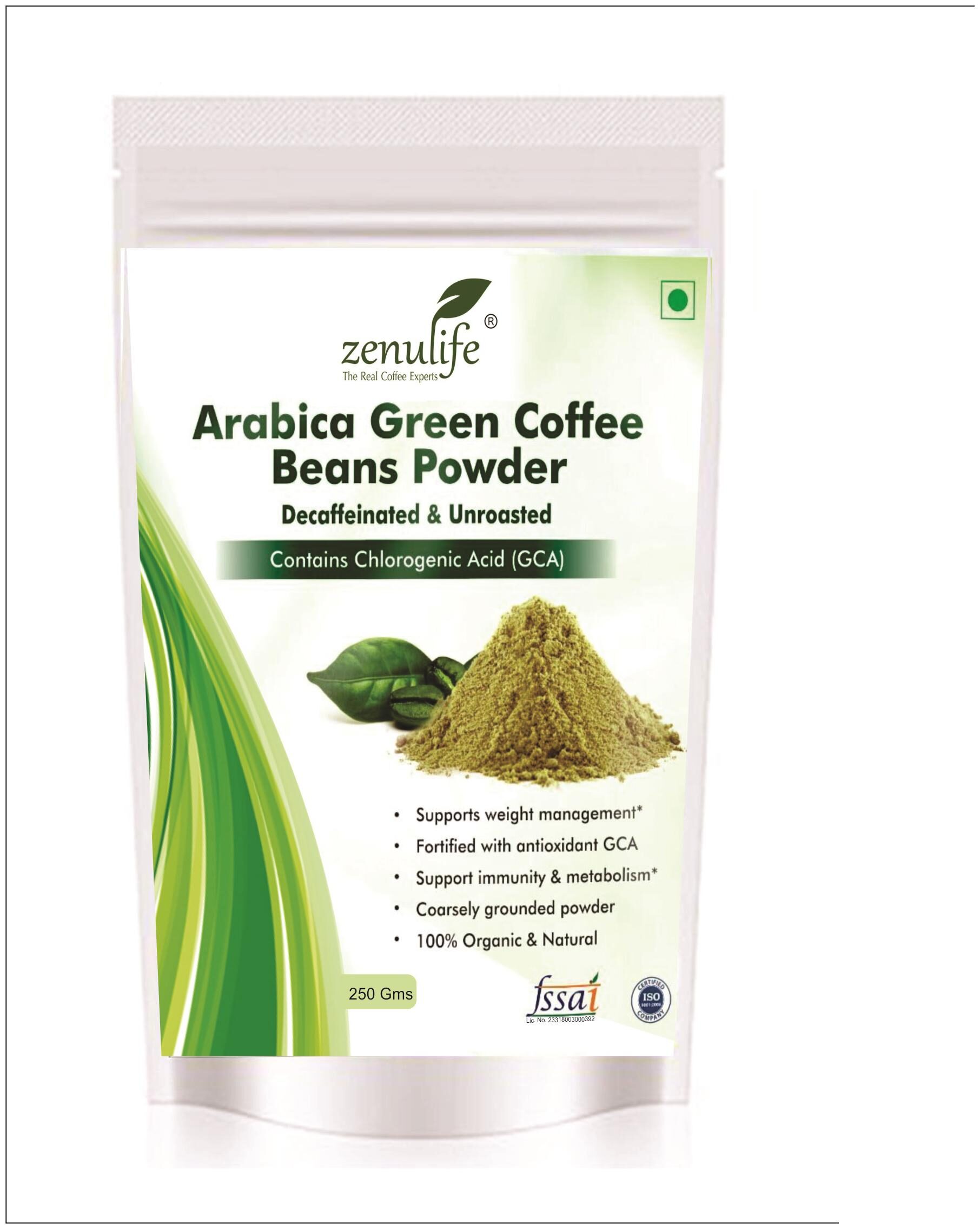 

Zenulife Green coffee beans Powder 250 g Pack of 1