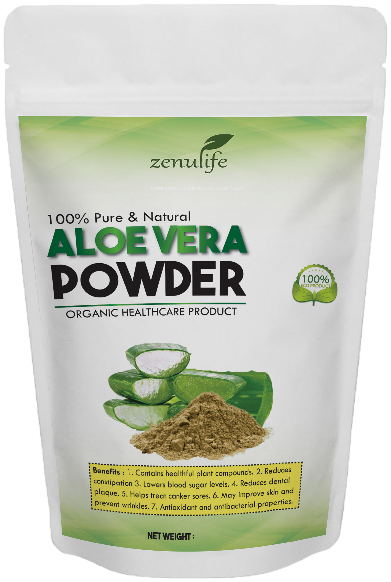 

Zenulife NATURALS Organic Aloe Vera Powder - 200 g Immunity Immunity Booster