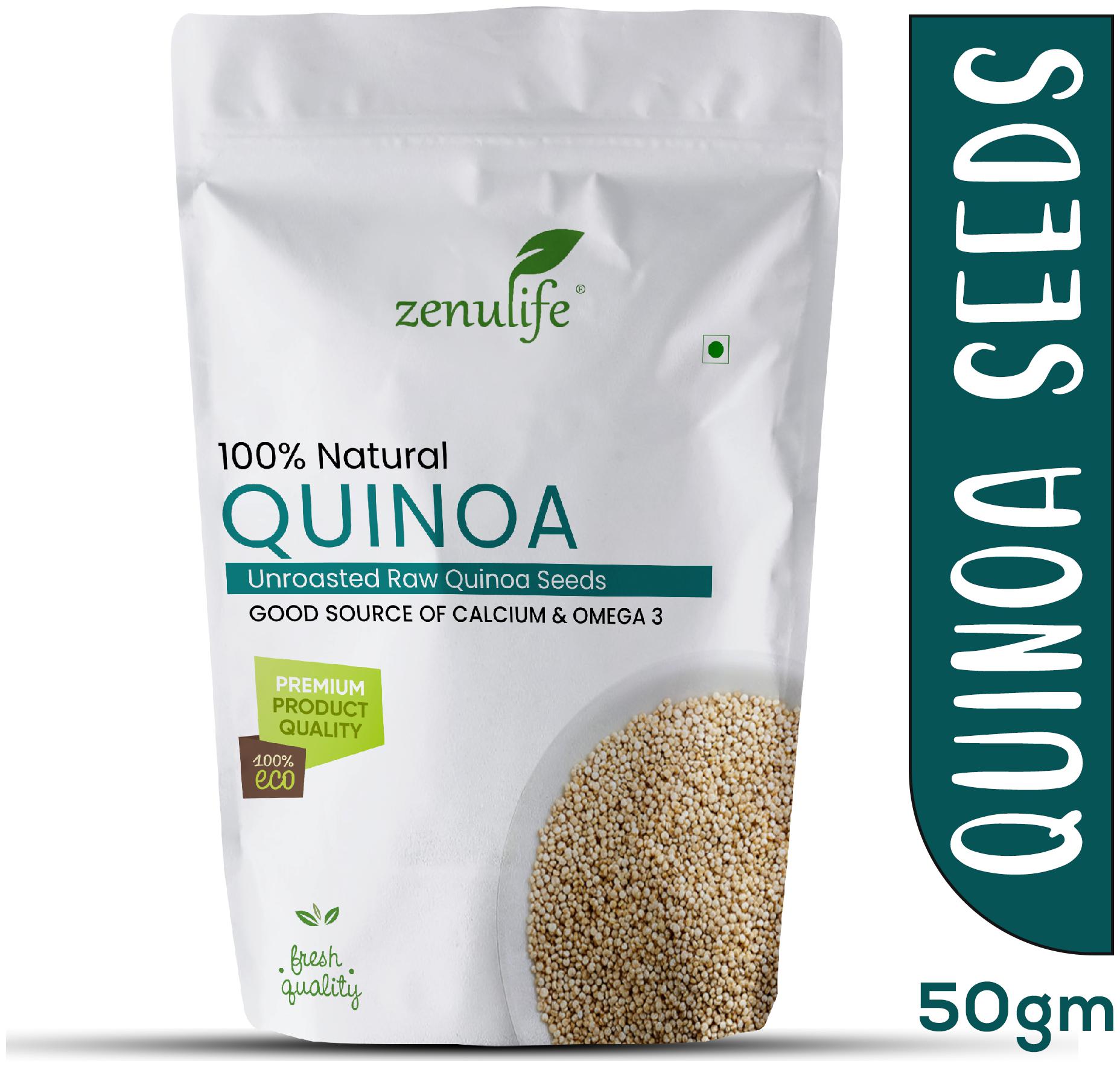 

Zenulife Quinoa Seeds for weight loss - Protein Rich Raw Superfood - 1Kg