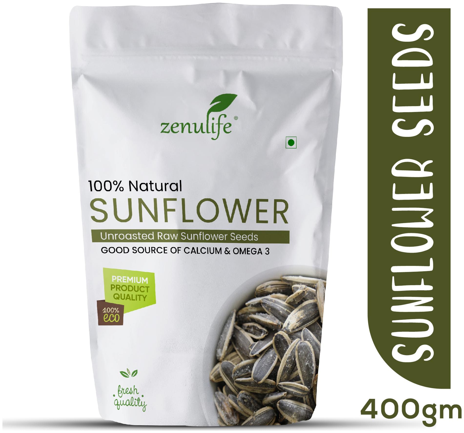 

Zenulife Raw Sunflower Seeds 400 g