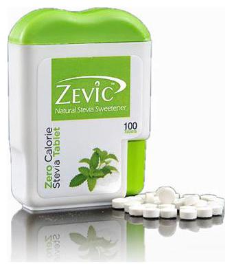

Zevic Tablets - Zero Calorie White Stevia 100 tablets