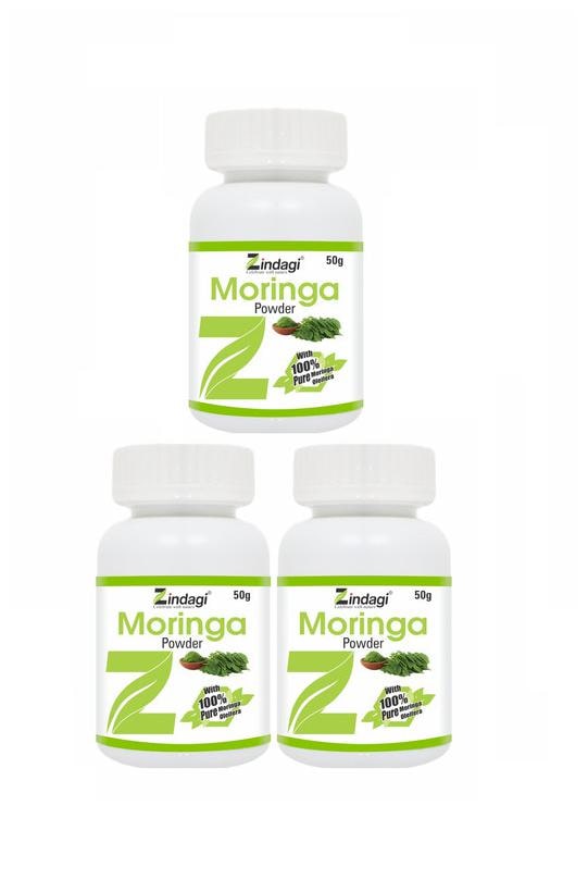 

Zindagi Moringa Oleifera Powder - Pure Moringa Powder For Weight Loss - Herbal Moringa Leaves Powder (Pack Of 3)