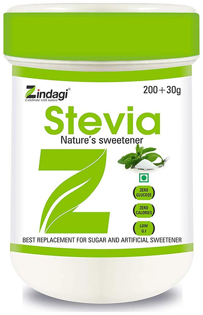 

Zindagi Stevia Powder - Natural Stevia White Powder - Sugarfree Stevia Leaves Extract