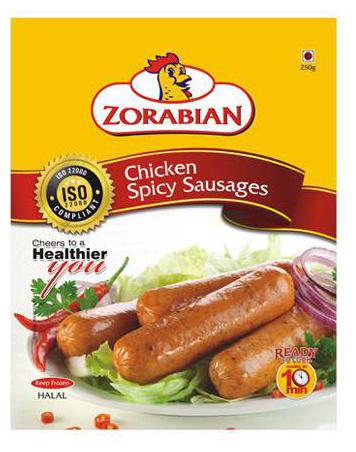 

Zorabian Chicken - Spicy Sausages 250 Gm