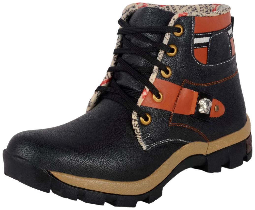 

089 mens black hiking boots 9
