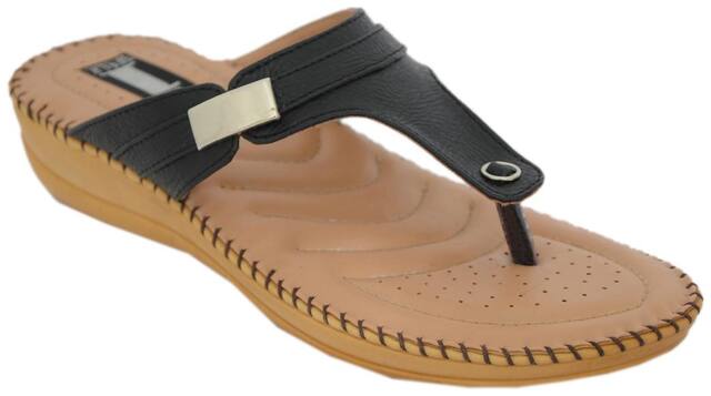 1 Walk Black Doctor Comfortable Slippers