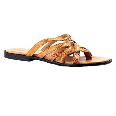 

10-155 BEA YELLOW STRAPPY THONGS