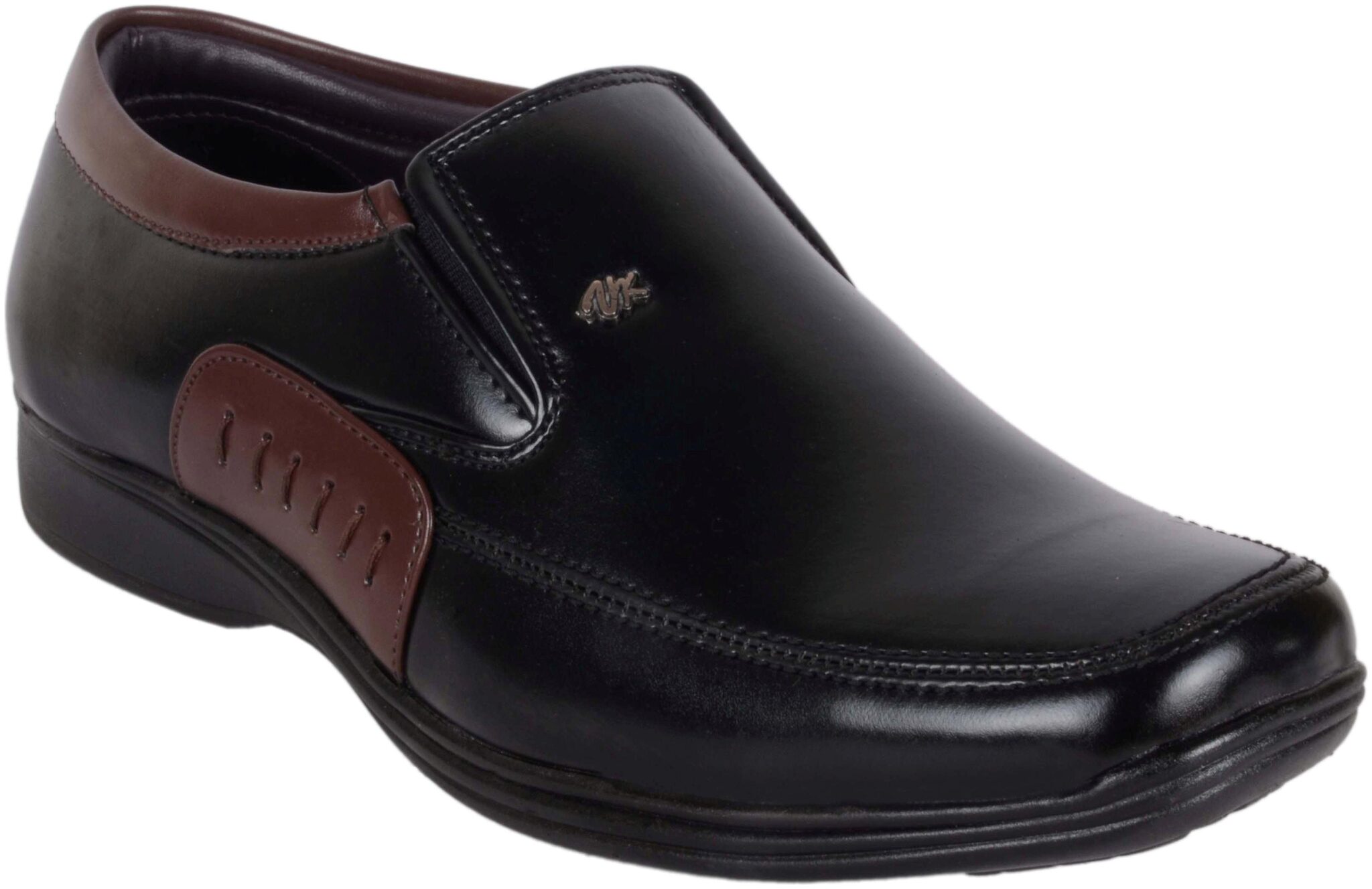 

1AAROW Men Black Monk Shoes - 057 BLACK MOC 9