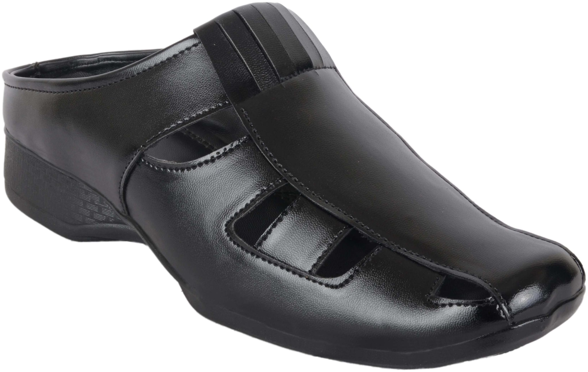 

1AAROW Men Black Sandals