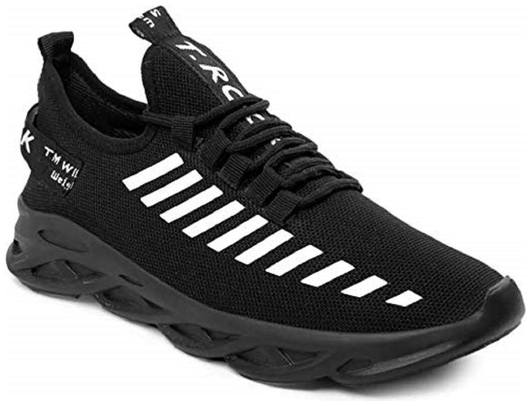 

1AAROW Men Walking Shoes ( Black )