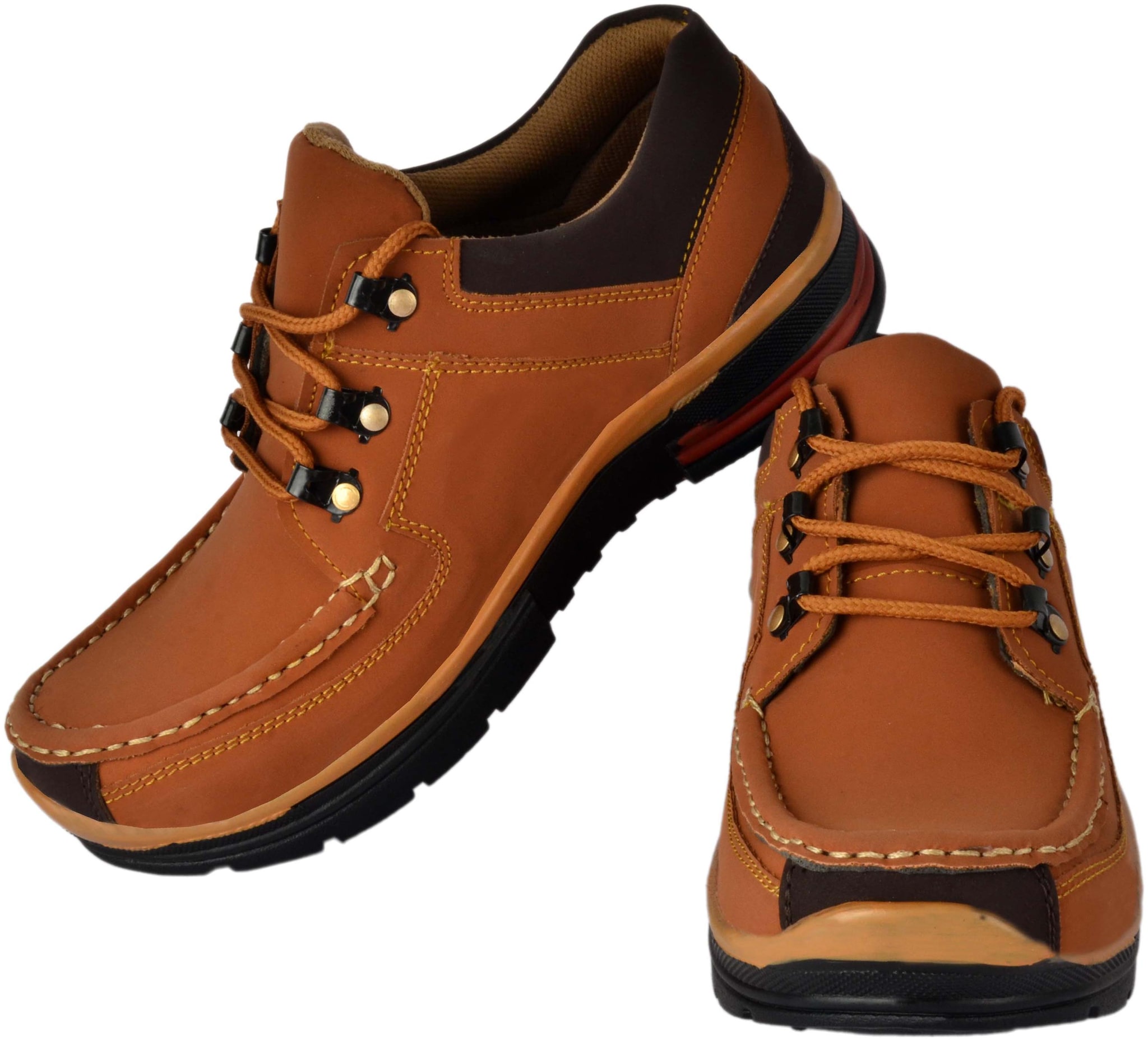 

1AAROW Men Tan Ankle Boots - 188-TANCASUAL
