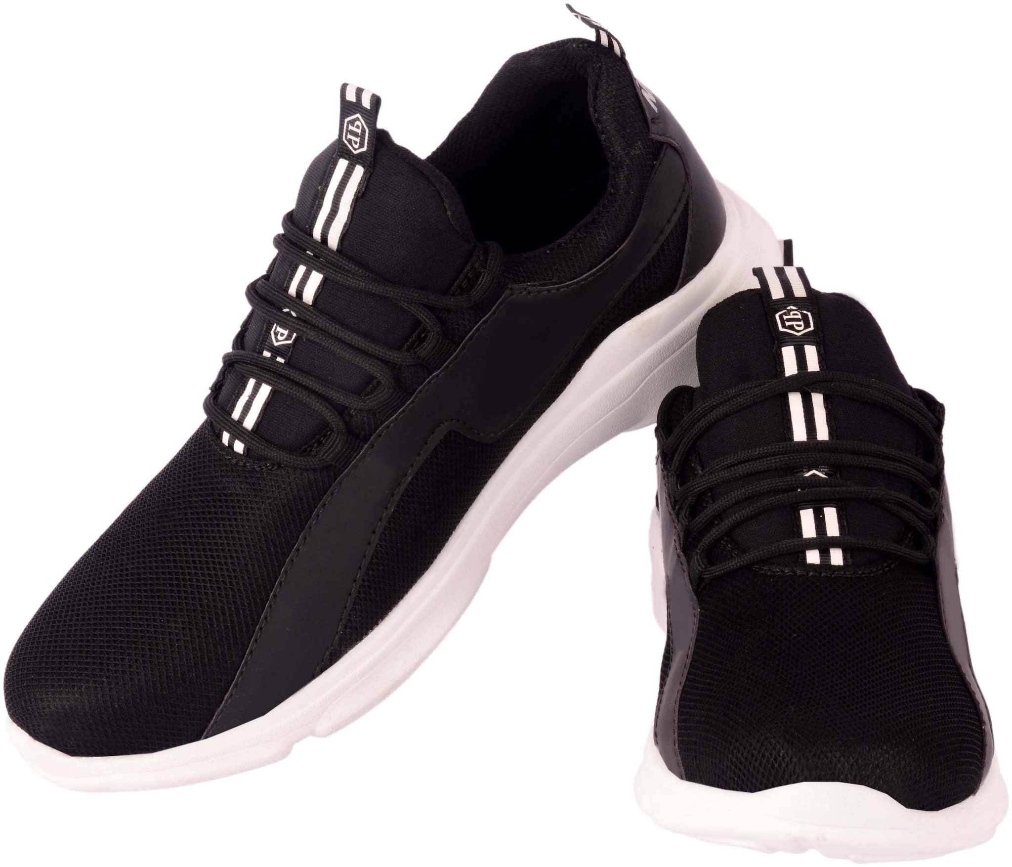 

1AAROW Men Running Shoes ( Black )