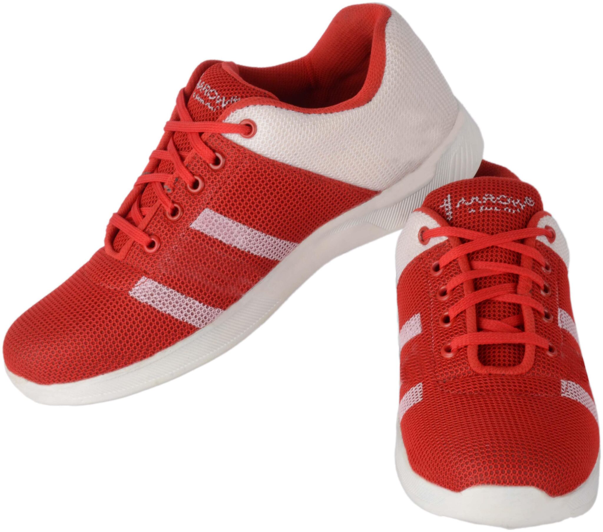 

1AAROW Men Running Shoes ( Red )
