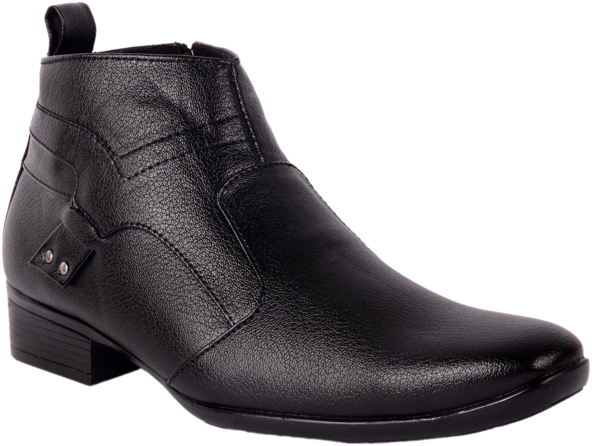 

1AAROW Men Black Ankle Boots - 2803-BLACK-BOOT
