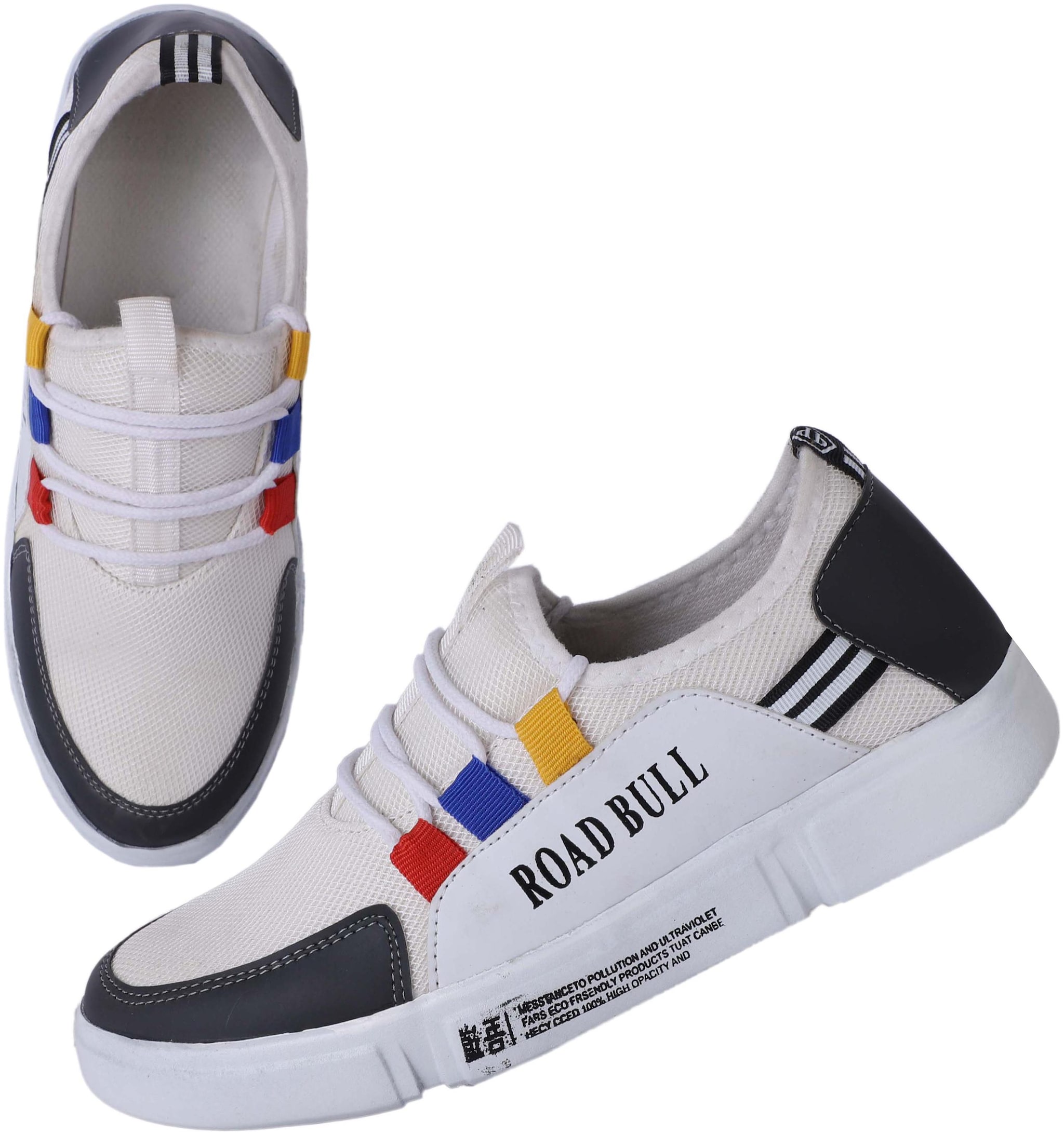 

1AAROW Men Running Shoes ( White )
