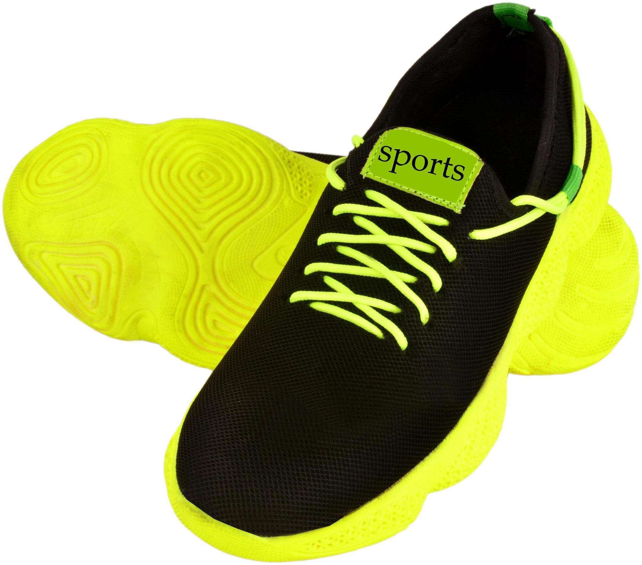 

1AAROW Men Running Shoes ( Yellow )
