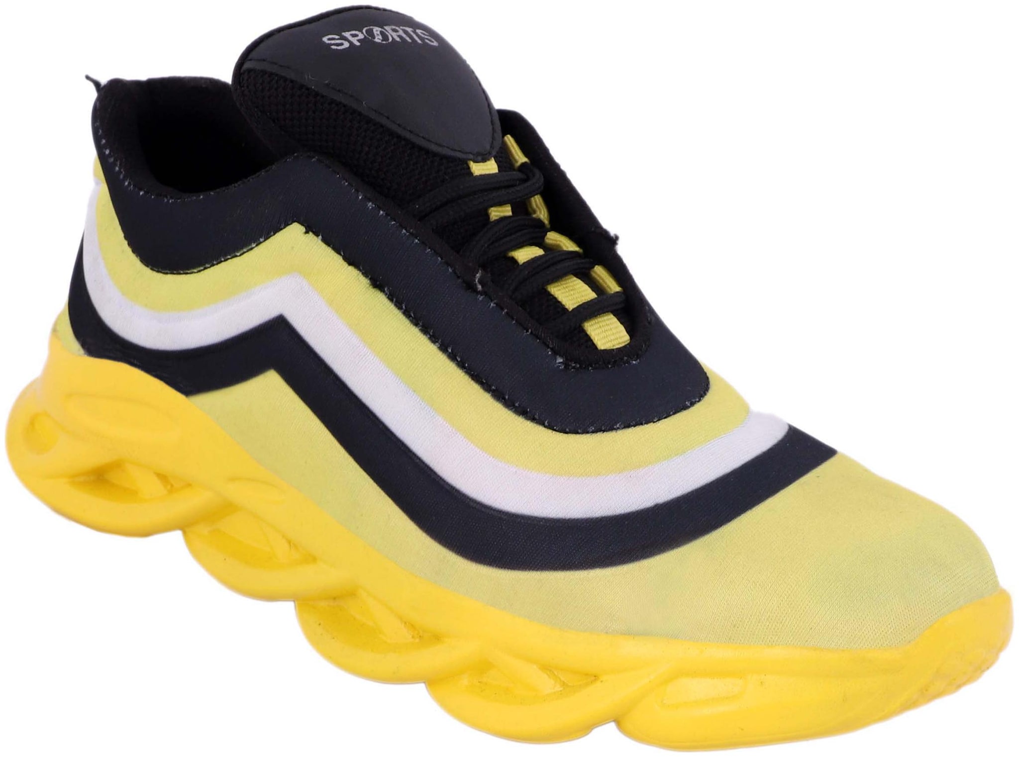 

1AAROW Men Walking Shoes Running Shoes ( Yellow )