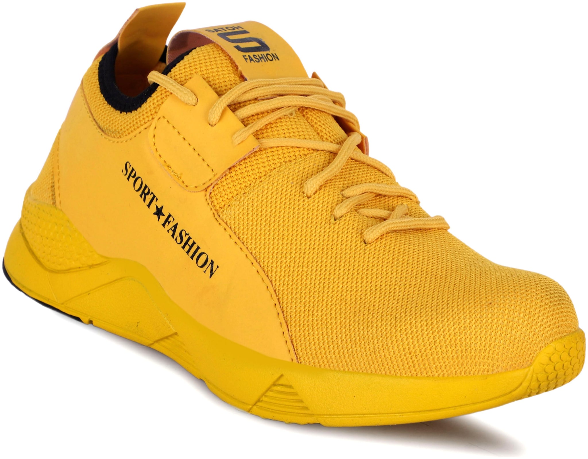 

1AAROW Men Running shoes Running Shoes ( Yellow )