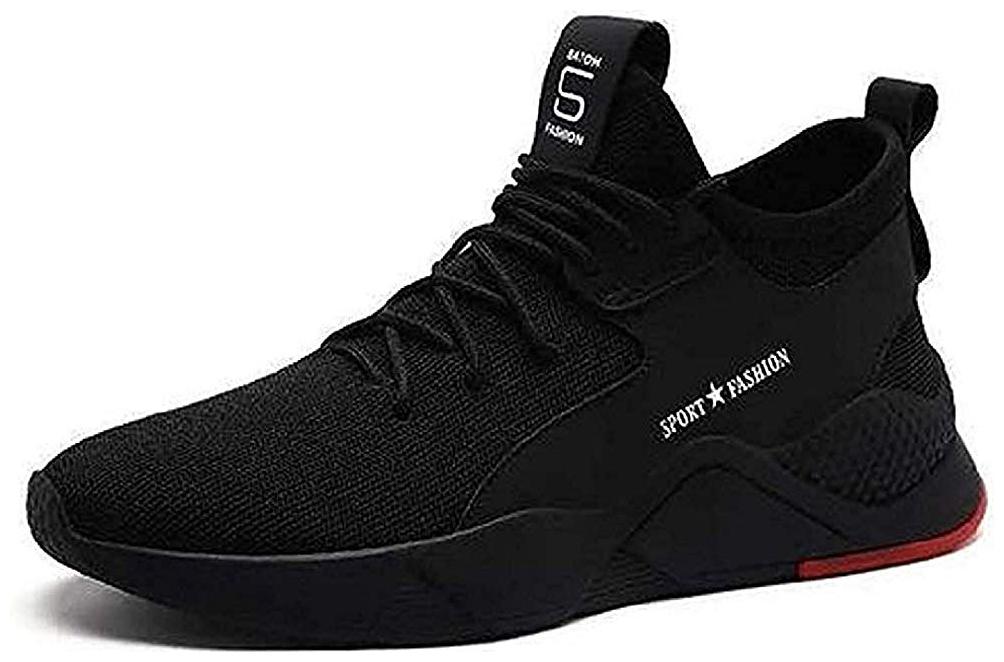 

1AAROW Men Walking Shoes ( Black )