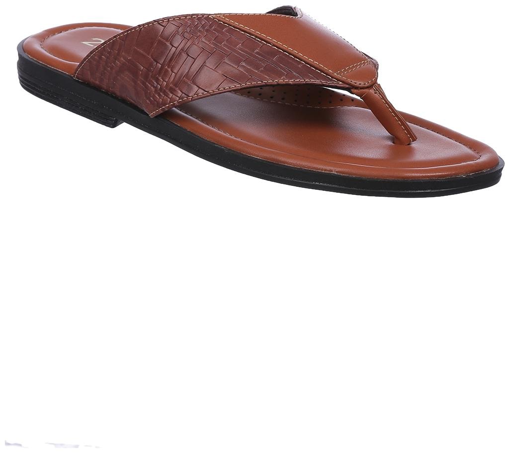 

2BMe Men Brown Flip-Flops - 1 Pair