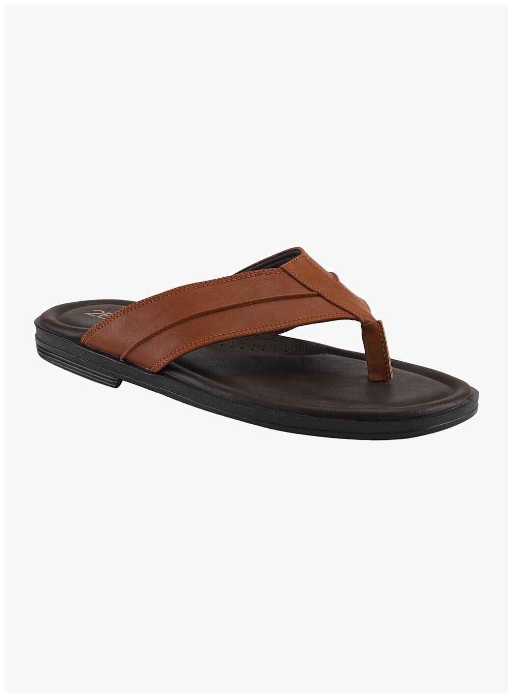 

2BMe Men Brown Flip-Flops - 1 Pair