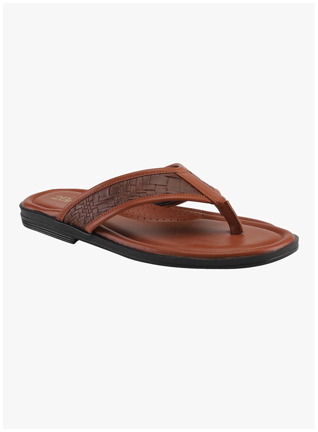 

2BMe Men Brown Flip-Flops - 1 Pair