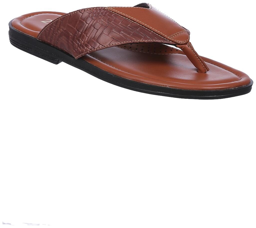 

2BMe Men Brown Flip-Flops - 1 Pair