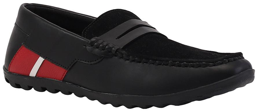 

2BMe Men Black Loafers - F6MCS011BLA