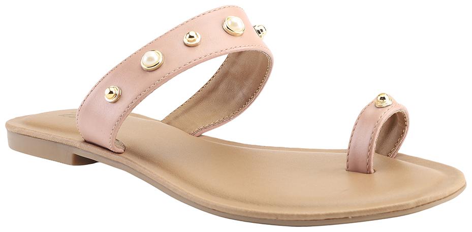 

2BMe Women Pink One Toe Flats