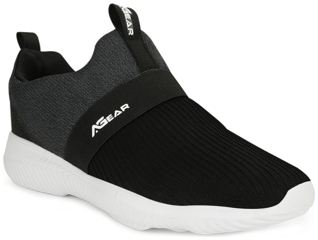 

A-Gear By Campus Men AGR-2014 Walking Shoes ( Black )