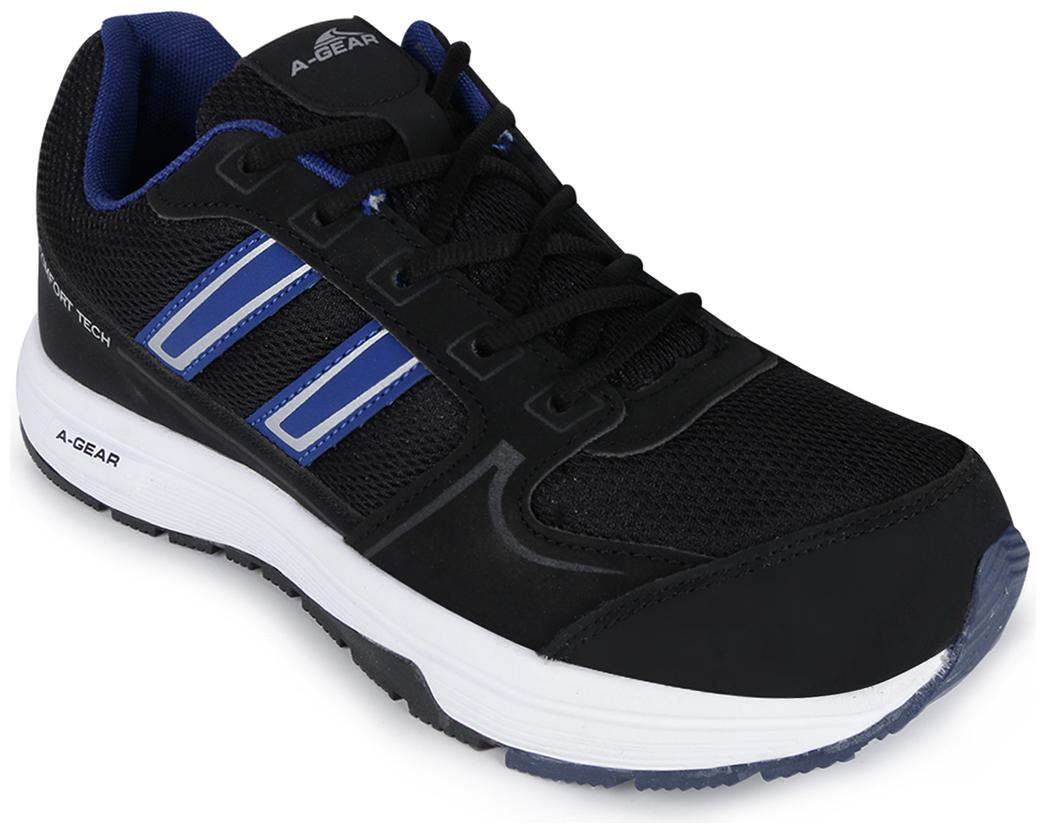 

A-Gear By Campus Men AG-7007 Running Shoes ( Black )
