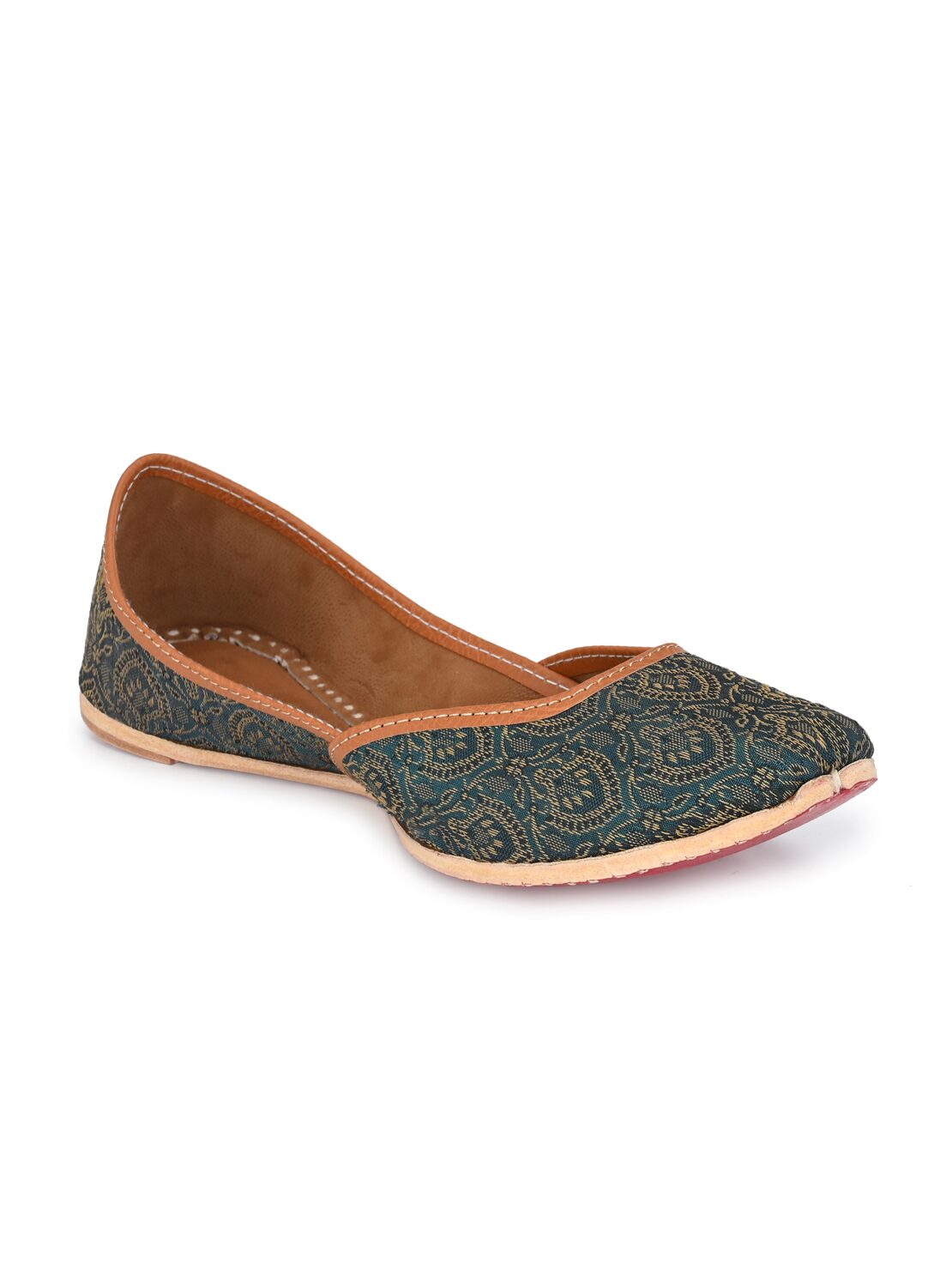 

AADY AUSTIN Women Green Mojaris