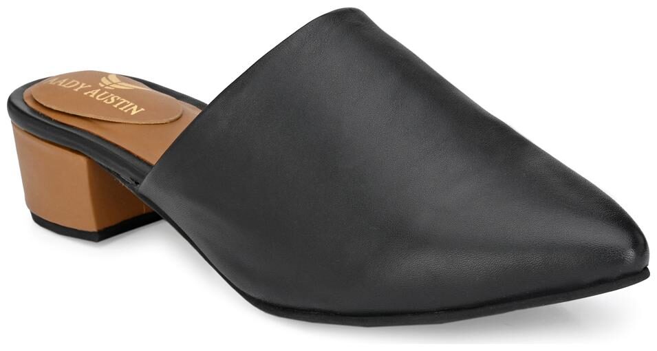 

AADY AUSTIN Women Black Mules