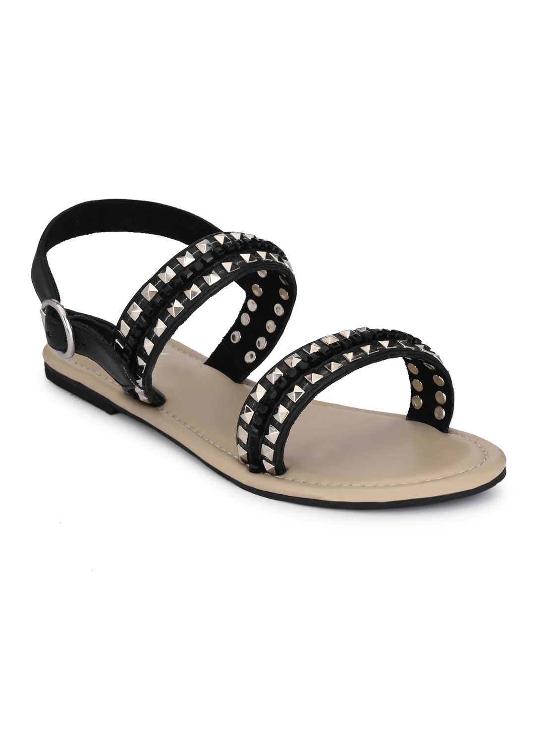

AADY AUSTIN Women Black Open Toe Flats