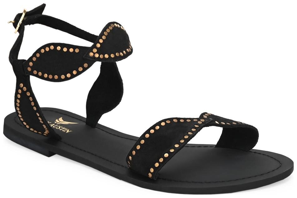 

AADY AUSTIN Women Black Open Toe Flats