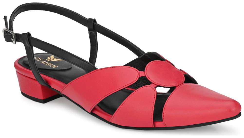 

AADY AUSTIN Women Red Mules