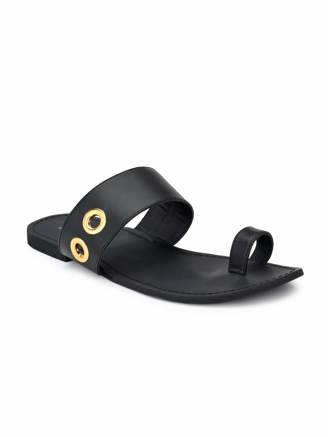 

AADY AUSTIN Women Black Open Toe Flats
